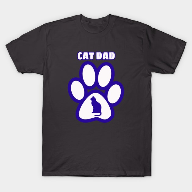 Cat Dad T-Shirt by MBRK-Store